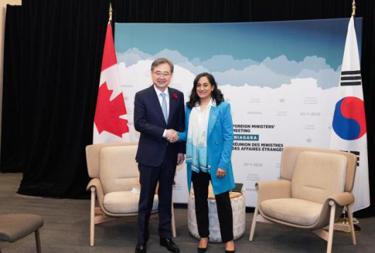 한-캐나다 외교장관회담 [사진=외교부]
