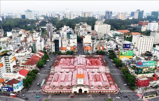 호찌민시 1군에 위치한 벤탄 시장의 모습 [사진=베트남 통신사]
