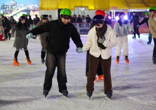 The Seoul Plaza Ice Rink, Dec. 19, 2025/ AJP Yoo Na-hyun