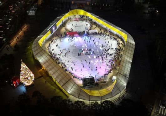 The Seoul Plaza Ice Rink, Dec. 19, 2025/ AJP Yoo Na-hyun