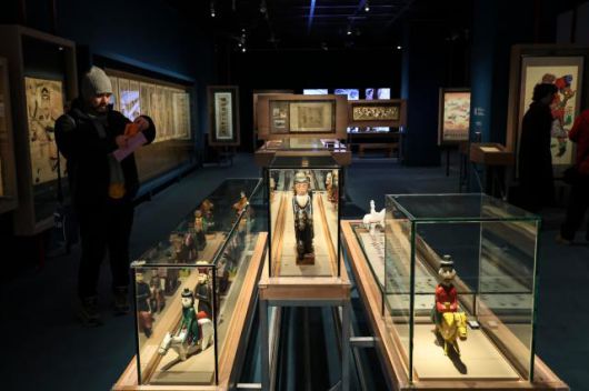 Visitors view exhibits at a special exhibition marking the Year of the Red Horse, The Famous Feast of the Horse, at the National Folk Museum of Korea in Jongno-gu, Seoul, on Jan. 5. 2026. AJP Yoo Na-hyun
