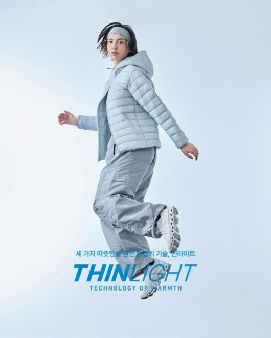 이랜드 스파오, 씬라이트 후드 재킷 [사진=이랜드]