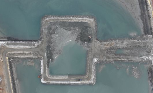 북1수문 조성. [사진=인천경제청]