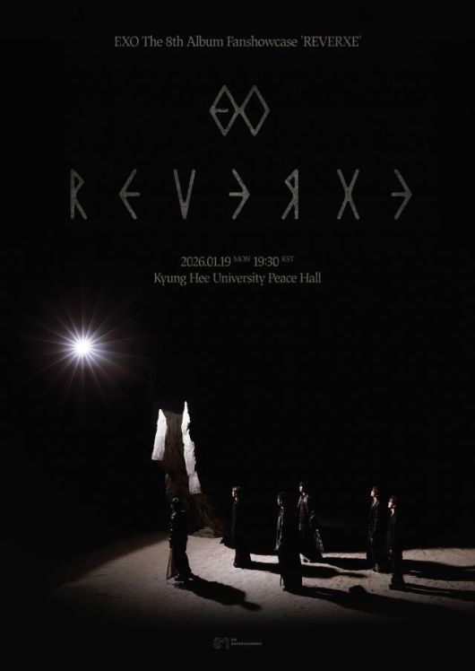 This photo show Media showcase date for upcoming K-pop boy group EXO's 8th full length album 'REVERXE' (Courtesy of SM Entertainment)