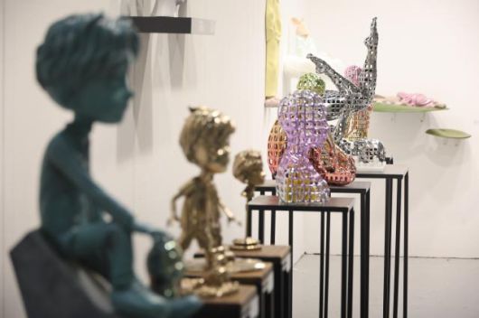 Sculptures are displayed at the Seoul International Sculpture Festa 2026 at COEX in Gangnam, Seoul, Jan. 14, 2026.