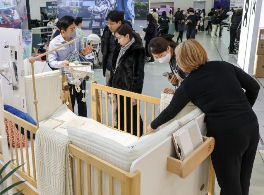 The 2026 Momsholic Baby Fair is underway at COEX in Gangnam-gu, Seoul, on Jan. 16. AJP Yoo Na-hyun