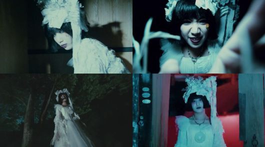 신곡 '능소화'는 임금의 성은을 입은 여인이 임금이 다시 올까 하염없이 기다리다 죽어 꽃이 되었다는 설화를 가진 능소화라는 꽃에서 착안해 쓴 곡이다. 사진은 뮤직비디오 장면. /더블엑스엔터 제공