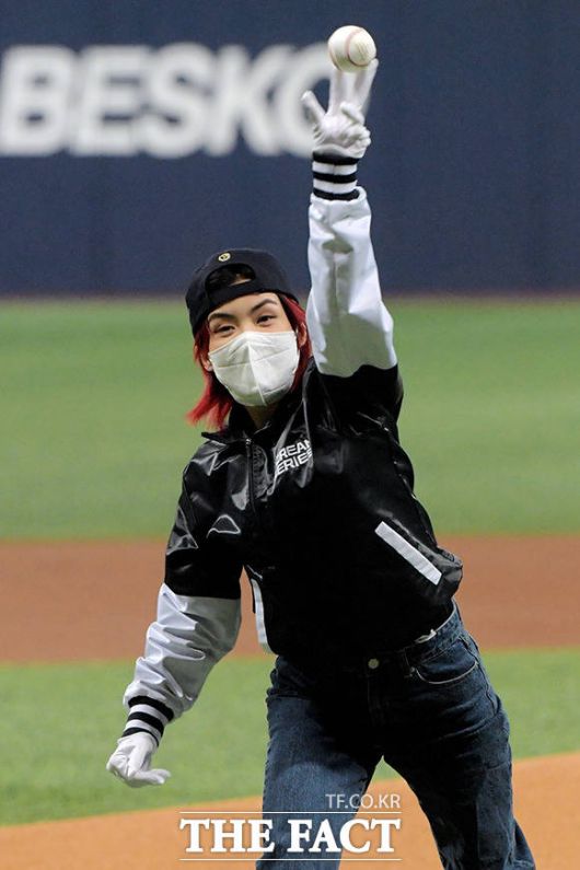 손에서 떠난 공!