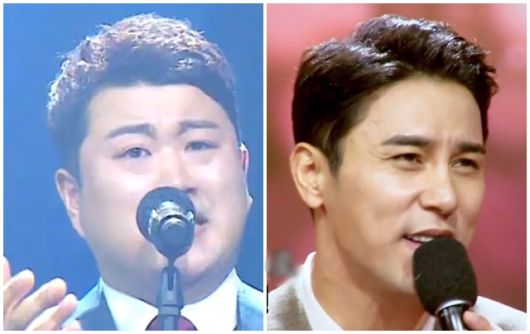 2020년 방송된 '미스터 트롯'에서 김호중(사진 왼쪽) 장민호가 각각 부른 '고맙소'와 '남자라는 이유로'가 트로트 오디션프로그램 베스트 무대로 꼽히기도 했다. /'미스터트롯'