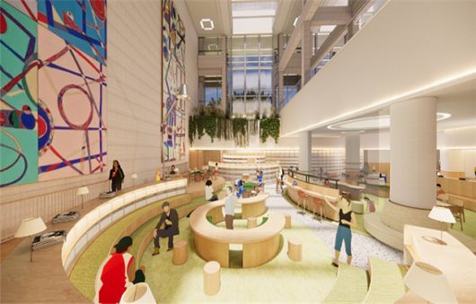 지난해 9월 부산시청 로비에 개관한 어린이 복합문화공간 '들락날락' 전경. /부산시