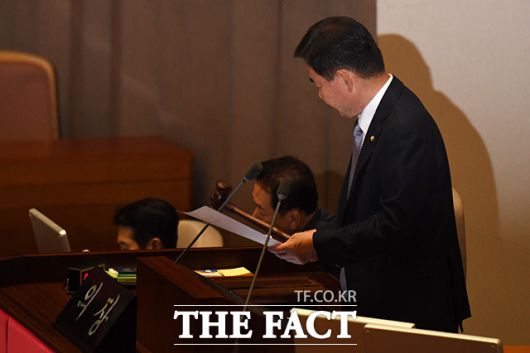 재석의원 289명 중 가결 178표, 부결 107표, 무표 4표로 부결된 간호법.