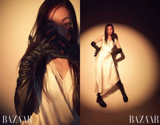 이한별은 넷플릭스 '마스크걸'에서 첫 번째 김모미 역을 맡아 성공적인 데뷔를 치렀다. /하퍼스 바자