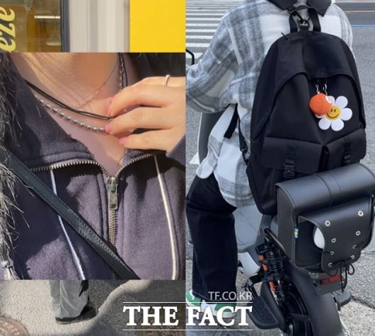 MZ세대는 키링과 목걸이 등 소품에 그칠 뻔한 물건들을 패션 아이템으로 사용하면서 개성을 더했다. Y2K 패션 유행을 그대로 따라 하기보다 자신의 취향을 중요시한다. /이윤경 인턴기자