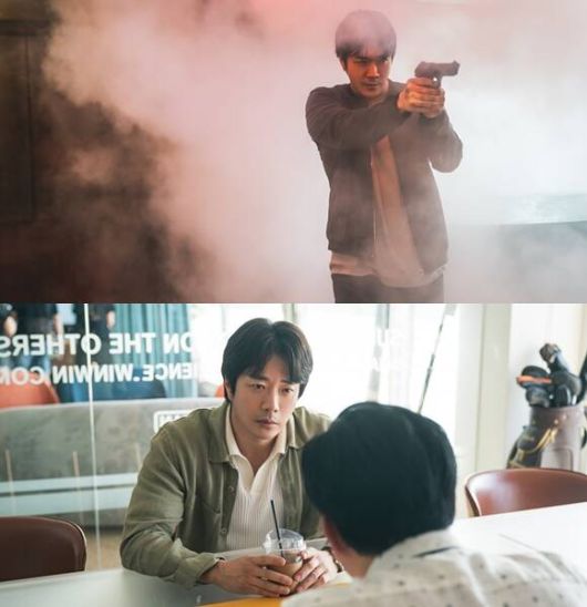 권상우는 다시 한번 대히트 작가를 꿈꾸는 준으로 돌아와 화려한 액션 시퀀스를 완벽하게 소화해 시선을 사로잡는다. /㈜바이포엠스튜디오