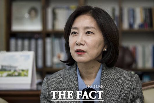 허은아 개혁신당 대표가 8일 오후 서울 영등포구 모처에서 <더팩트>와 인터뷰를 하고 있다. /영등포=서예원 기자