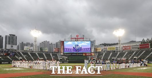 2023년 부산 사직구장에서 열린 2023 KBO 퓨처스리그 올스타전. 관중이 거의 보이지 않는다./부산=뉴시스