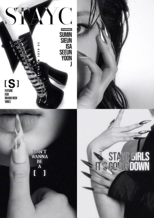 스테이씨는 그래픽 영상으로 싱글 'S'에 대한 궁금증을 높였다. /하이업엔터