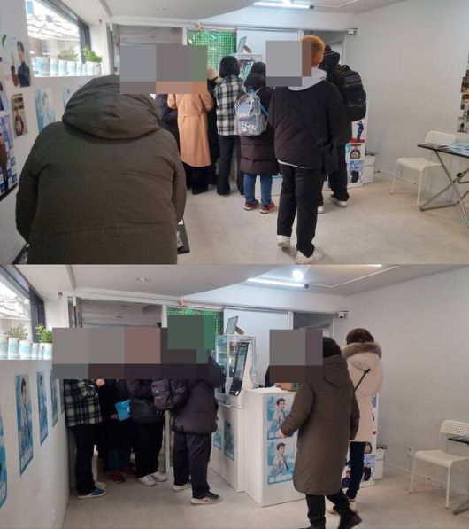 다양한 연령대의 팬들이 임영웅 테마카페에 방문하며 즐거운 시간을 보냈다. /팬앤스타