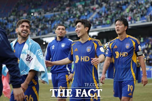개막전 패배의 충격을 딛고 2연승을 달리고 있는 울산HD는 제주를 상대로 3연승을 노리고 있다./K리그