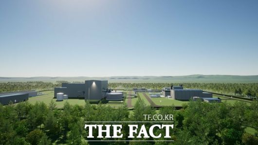 윤석얼 전 대통령 파면으로 조기대선 실시가 확정되면서 에너지 정책도 한 치 앞을 알 수 없는 시계제로 상태에 빠졌다. 미국 와이오밍주(州) 테라파워 SMR 발전소 조감도. /두산에너빌리티