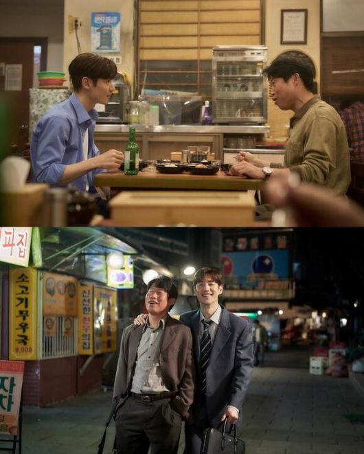 배우 유해진은 24일 오전 11시 진행된 영화 '소주전쟁' 제작보고회에서 "작품에서 시간이 진행되면서 우정이 생기는 브로맨스가 있다"고 밝혔다. /(주)쇼박스