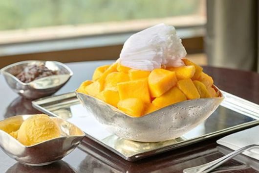 서울 신라호텔 '애플망고빙수'는 올해 11만원이다. /호텔신라