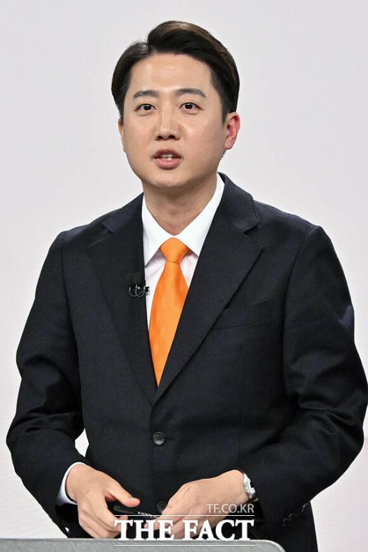 기호 4번 이준석 개혁신당 후보.