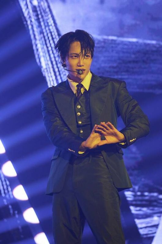 카이는 'Rover(로버)' '음(Mmmh)' 등 다수의 히트곡 무대를 통해 화려한 퍼포먼스를 보여줬다. /SM엔터테인먼트