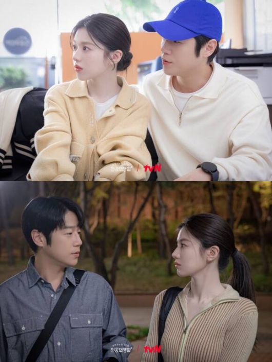 배우 고윤정이 tvN 토일드라마 '언젠가는 슬기로울 전공의생활'의 편성이 밀려 표류하는 1년 간 차기작을 촬영하느라 조급함이나 불안함은 없었다고 밝혔다. /tvN