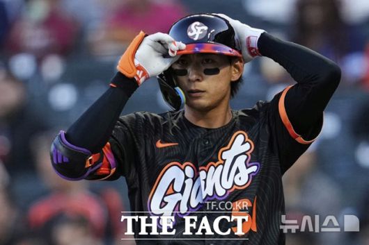 이정후가 중심 타자로서 찬스에 강한 모습을 보이고 있다. 21일(한국시간) 캔자스시티전에서 시즌 31타점째를 올렸다. /샌프란시스코=AP.뉴시스