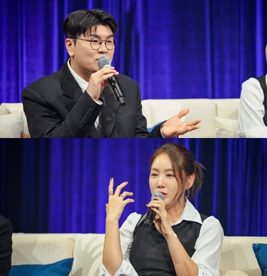 소유(아래쪽)는 "사람마다 다 다른 매력을 가지고 있지만 무대 위에서 그 매력을 드러낼 수 있다는 것 자체가 재능이자 노력의 힘이다. 아티스트로서 갖춰야 할 덕목 중 가장 중요한 것 같다"고 힘주어 말했다. /ENA