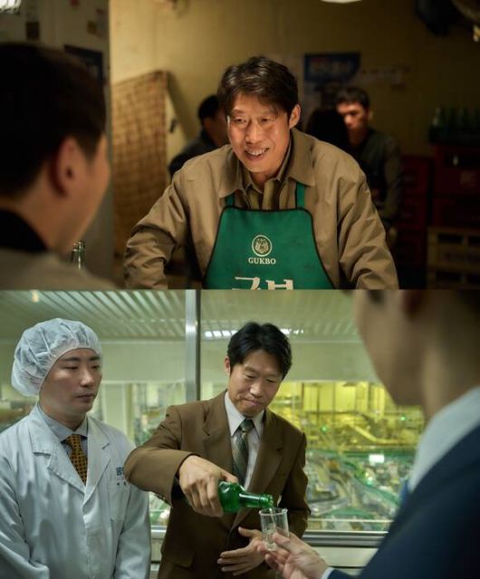 유해진은 이번 작품으로 처음 연기 호흡을 맞춘 이제훈에 관해 "성실하고 완벽한 친구"라고 칭찬을 아끼지 않았다. /쇼박스