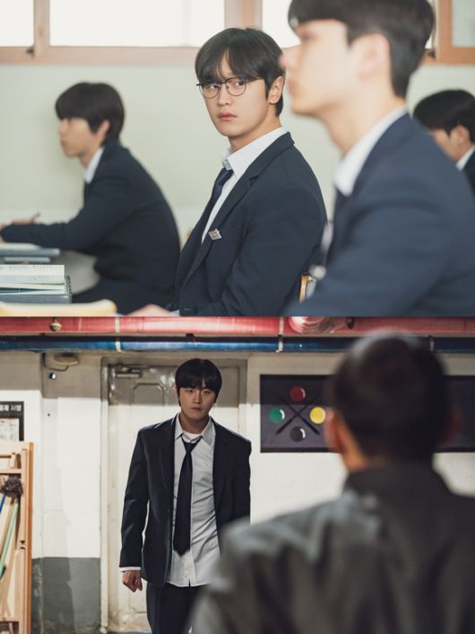 배우 김도완이 싸움을 설계하며 의겸을 이용하다가 점차 함께 팀을 형성하는 과정을 그려내기 위해 현장에서 많은 대화를 나눴다고 밝혔다. /웨이브