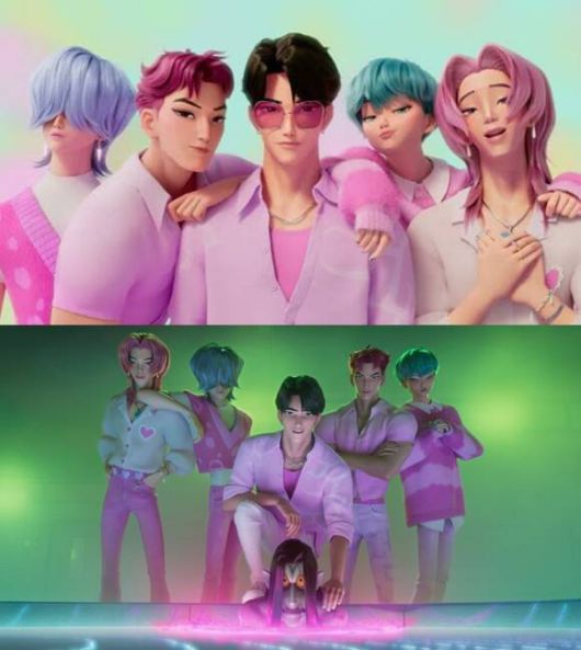 윤성은 영화평론가는 "해외에서 인기가 많은 K팝 아이돌 스타들을 주인공을 내세우면서 악령과 이를 잡은 헌터 등의 소재가 합쳐지면서 되게 신선한 조합을 완성했다"며 "빠른 비트의 음악과 섞어서 감각적으로 퇴마하는 장면 등 여러 볼거리들이 관객들을 사로잡은 것 같다"고 바라봤다. /넷플릭스