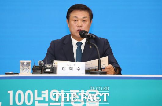 이학수 시장은 "시민과 함께 만든 지난 3년의 성과를 발판" 삼아 "정읍의 미래 100년을 여는 도약의 전환점을 반드시 만들어내겠다"고 밝혔다. /정읍시