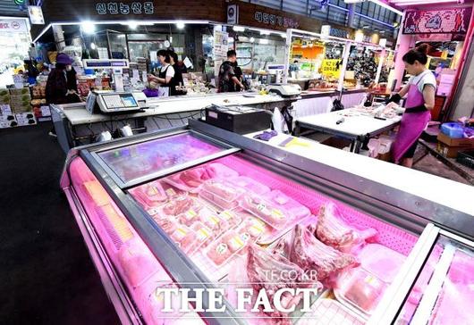 삼미시장 매장 풍경./시흥시