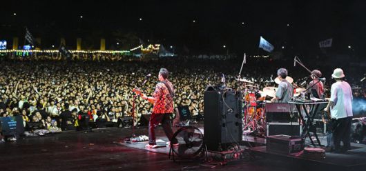 개최 20주년을 맞은 '펜타포트 락 페스티벌 2025'가 1일 인천 연수구 송도달빛축제공원에서 막을 올렸다. '펜타포트 락 페스티벌 2025'는 같은 장소에서 3일까지 진행된다./PRM