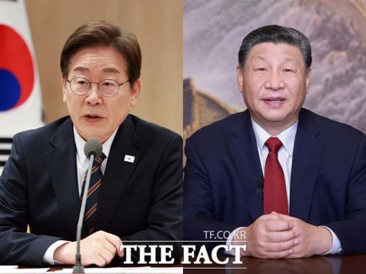 전문가들은 한미동맹 현대화 과정에서 양안 관계 문제가 대두될 것으로 전망했다. 정재환 인하대 정치외교학과 교수는 "양안 관계나 대만이라는 단어를 포함하지 않는 선의 역할을 결정하는 게 제일 중요하다"고 말했다. 왼쪽부터 이 대통령과 시진핑 중국 국가주석. /뉴시스