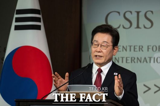 이 대통령은 '이재명 정부'는 한미동맹의 기본 가치인 자유와 민주주의를 바탕으로 탄생했고, 그만큼 동맹을 더욱 돈독하게 할 준비가 되어 있다는 점을 분명히 했다./워싱턴=AP.뉴시스