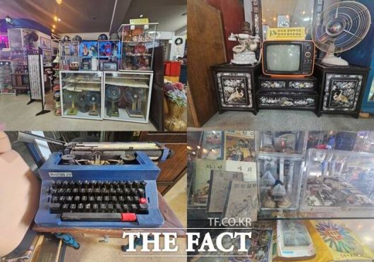 실버영화관 내에는 어르신들이 옛 추억을 떠올릴 수 있는 다양한 골동품이 전시돼 있다. /김명주 기자