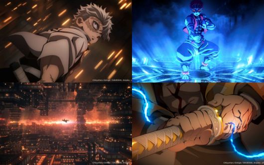 '귀멸의 칼날'은 주인공이 전범기 모양의 귀걸이를 착용하고 극 중 조직 귀살대가 일제 학도병을 떠올리게 하면서 일본의 군국주의를 미화한다는 비판이 제기되며 우익 논란에 휩싸였던 작품이기도 하다. /CJ ENM