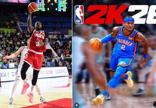 24-25시즌 KBL와 NBA의 득점왕은 각각 자밀 워니(왼쪽 22.2점)와 샤이 길저스-알렉산더였(32.7점)였다. 경기시간을 고려해 20%를 늘려도 워니는 26.64점으로 현저히 적다. KBL은 외국인선수들에게 득점기회가 집중된다는 점에서 더욱 그렇다. 같은 시기 KBL 국내선수 득점 1위는 이정현의 16.8점(8위)였다. / 서울SK, 길저스-알렉산더 인스타그램