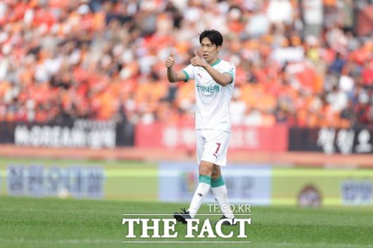 대전의 가을을 책임질 선수로 꼽히는 마사./K리그