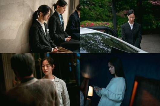 배우 전여빈이 '착한 여자 부세미'에서 맡은 김영란 역을 통해 긴장감과 웃음, 설렘을 동시에 전한다. /지니 TV