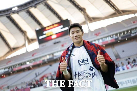 '하나은행 K리그1 2025’ 37라운드 MVP 영예를 차지한 김천상무 박태준./K리그