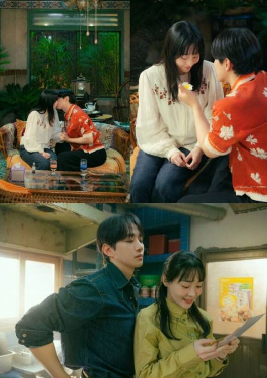 배우 김민하가 tvN 토일드라마 '태풍상사'에서 호흡을 맞춘 이준호를 비롯해 동료 배우들에 대한 애정을 드러냈다. /tvN