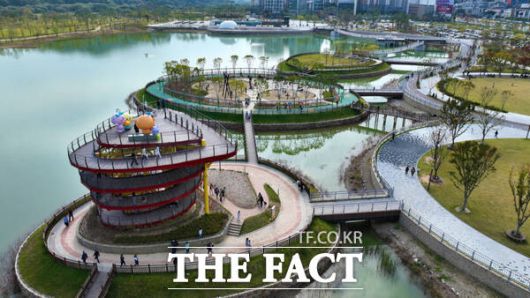 대전 갑천생태호수공원 전경. /대전도시공사