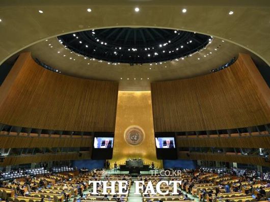 납북자 문제를 국제법에 기반해 접근하는 방안이 부상하고 있다. 사진은 미국 뉴욕 유엔본부에서 진행된 유엔총회 고위급 회기 모습이다. /더팩트DB