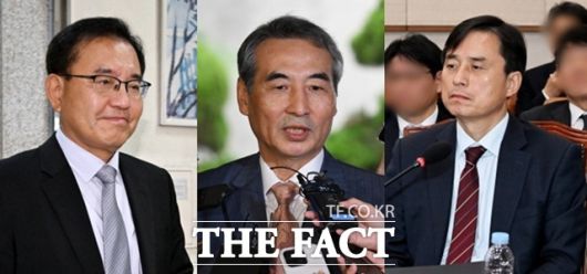 3대 특별검사가 20일의 준비기일을 채우기도 전에 핵심 피의자 조사를 시작하며 수사에 속도를 내고 있다. 사진 왼쪽부터 이명현,민중기, 조은석 특검./더팩트 DB