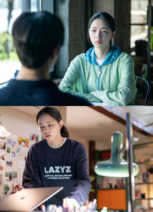 조유정은 서윤과 절친인 지민 역을 맡아 데뷔 후 처음으로 영화에 도전했다. /㈜바이포엠스튜디오